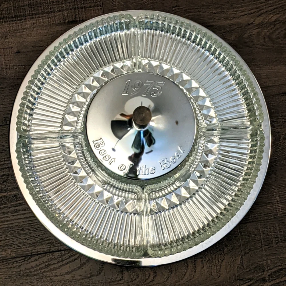 Vintage KROMEX Rotating Lazy Susan Condiment Tray